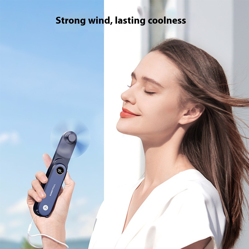 Mini USB Folding Handheld Fan – Portable Rechargeable Outdoor Fan